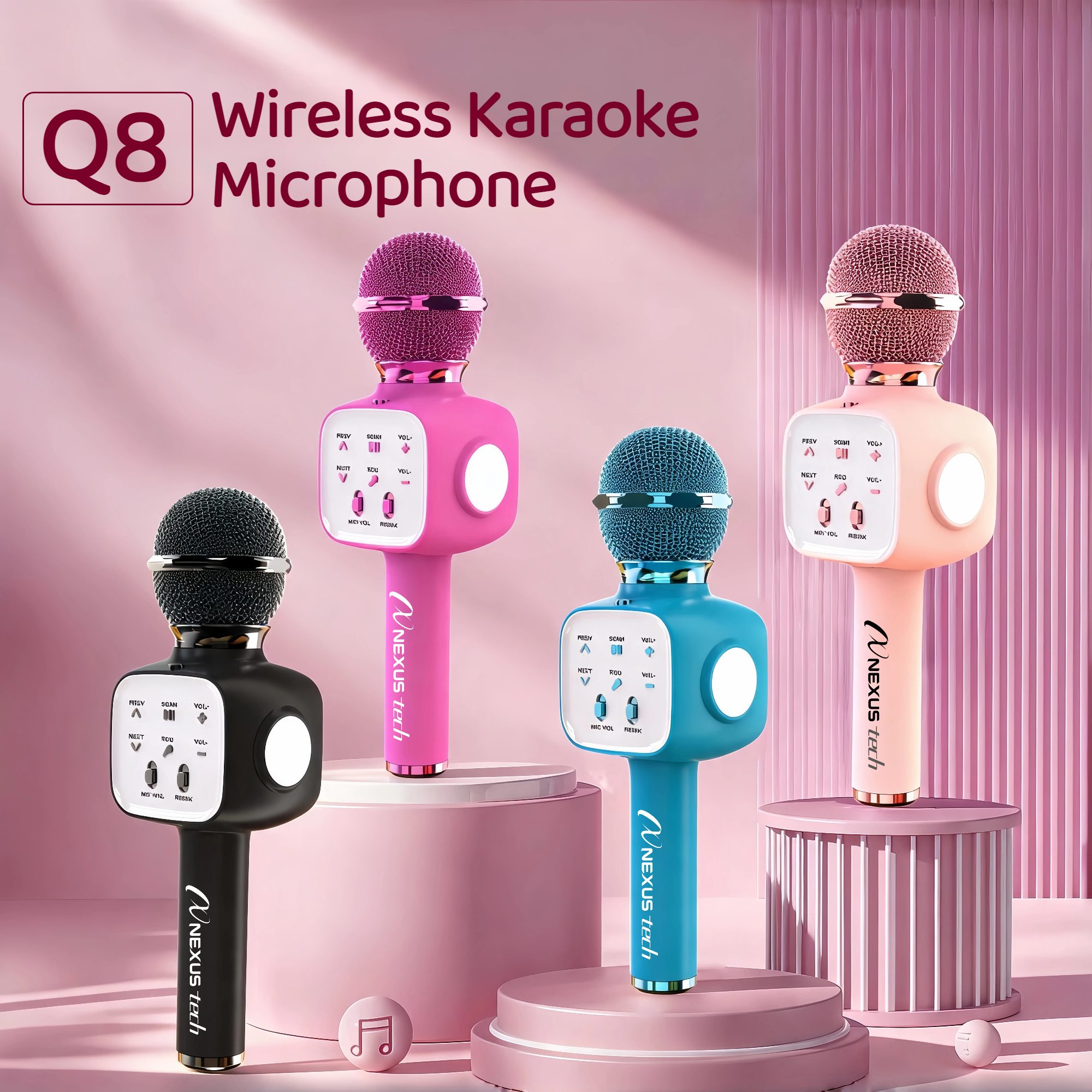 Home Appliances - Microphone Karaoké Sans Fil Bluetooth 5.2