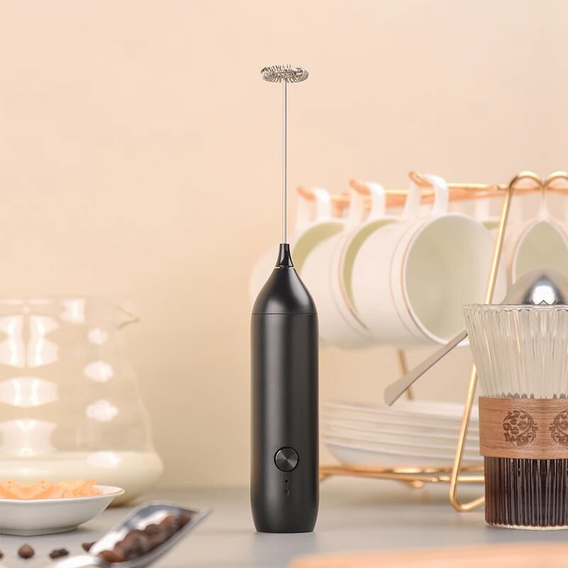 Portable Blender Usb Rechargeable - Mousseur à lait électrique mousseur à