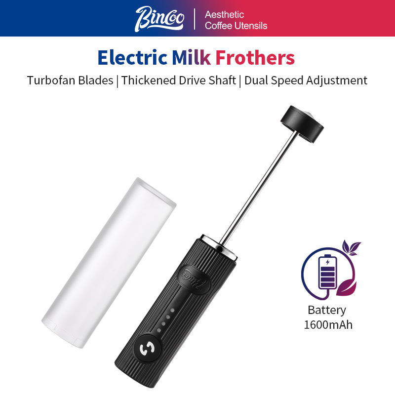 Electric Milk Frother Handheld - BINCOO mousseur à café électrique USB