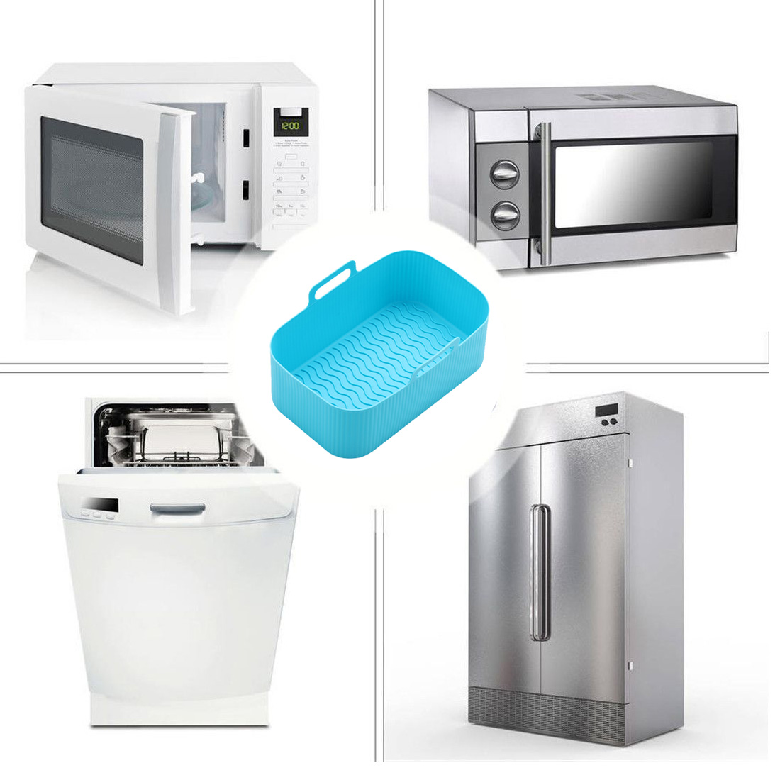 Mir en silicone pour friteuse  - Air Fryer Silicone Pot Liner avis et prix