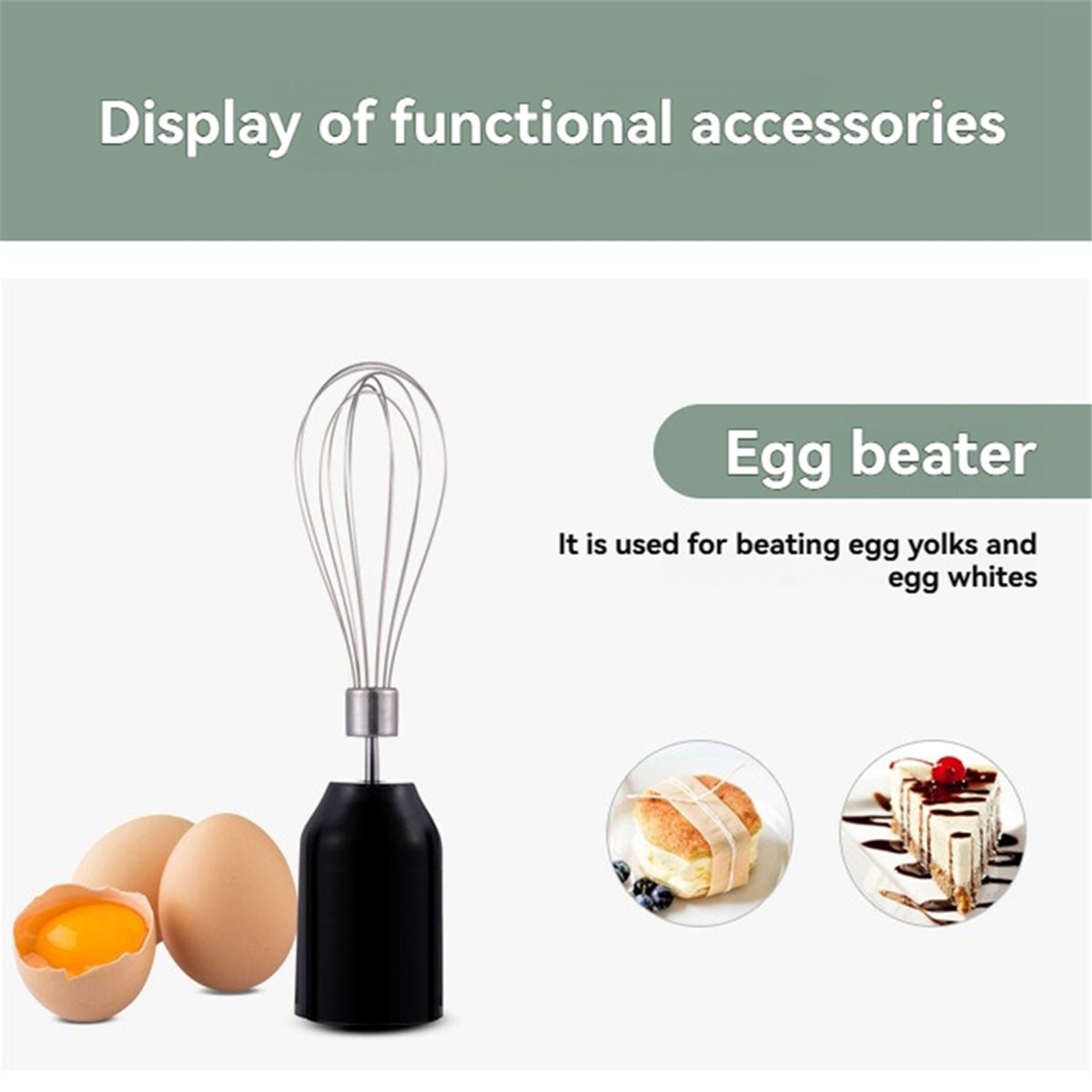Mixeur Plongeant Électrique Mu - Immersion Hand Blender Set avis et prix