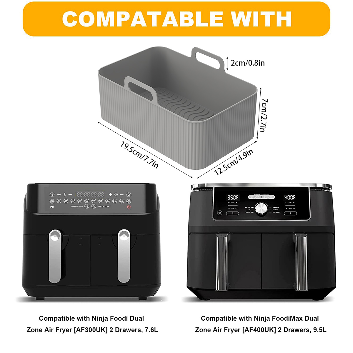 Revêtement de friteuse à Air e - Air Fryer Silicone Pot Liner avis et prix