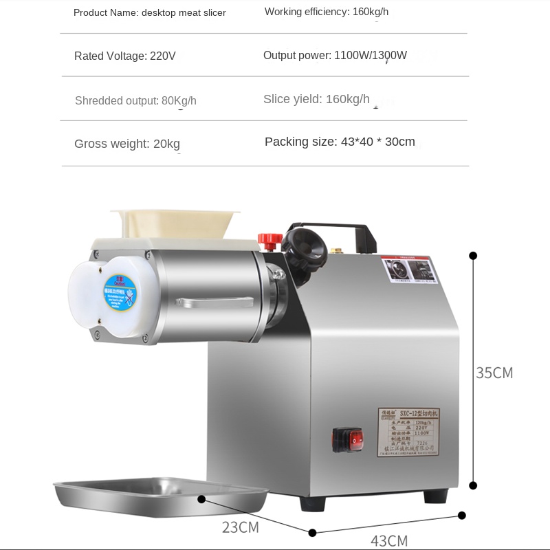 Hachoir à viande électrique de - Automatic Meat Slicer Home avis et prix