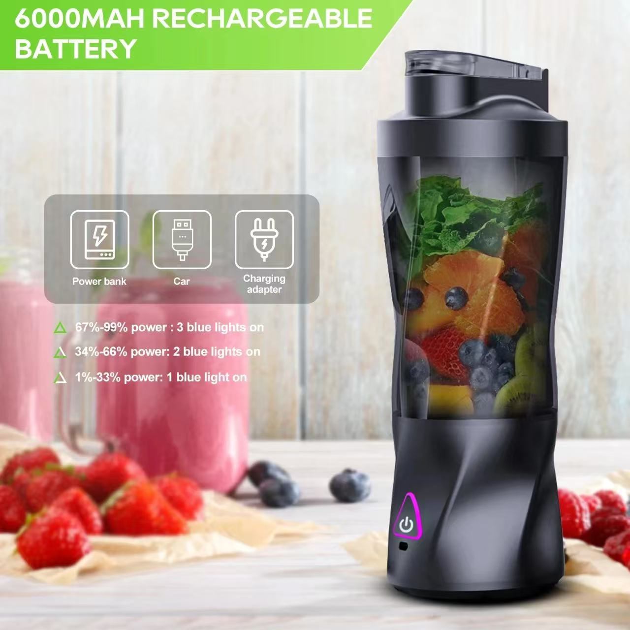 Mixeur-presse-agrumes électriq - Portable Blender Usb Rechargeable avis et prix