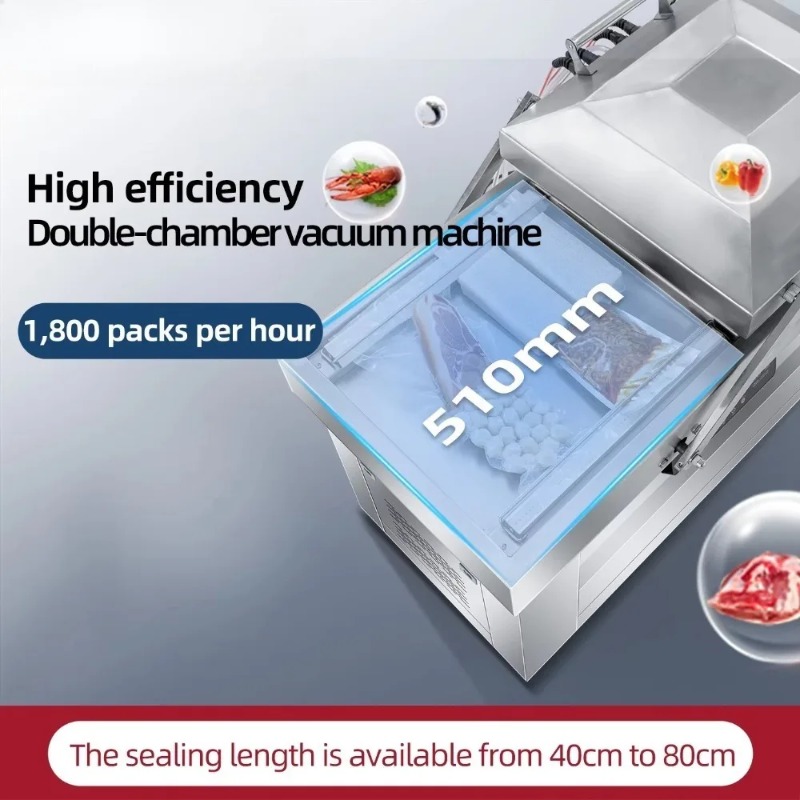 Machine sous vide à double cha - Food Vacuum Sealer Machine avis et prix