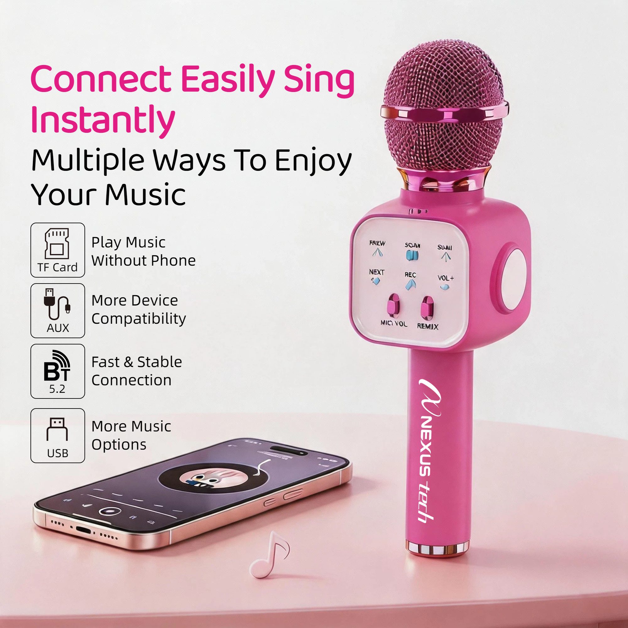 Microphone Karaoké Sans Fil Bl - Home Appliances avis et prix
