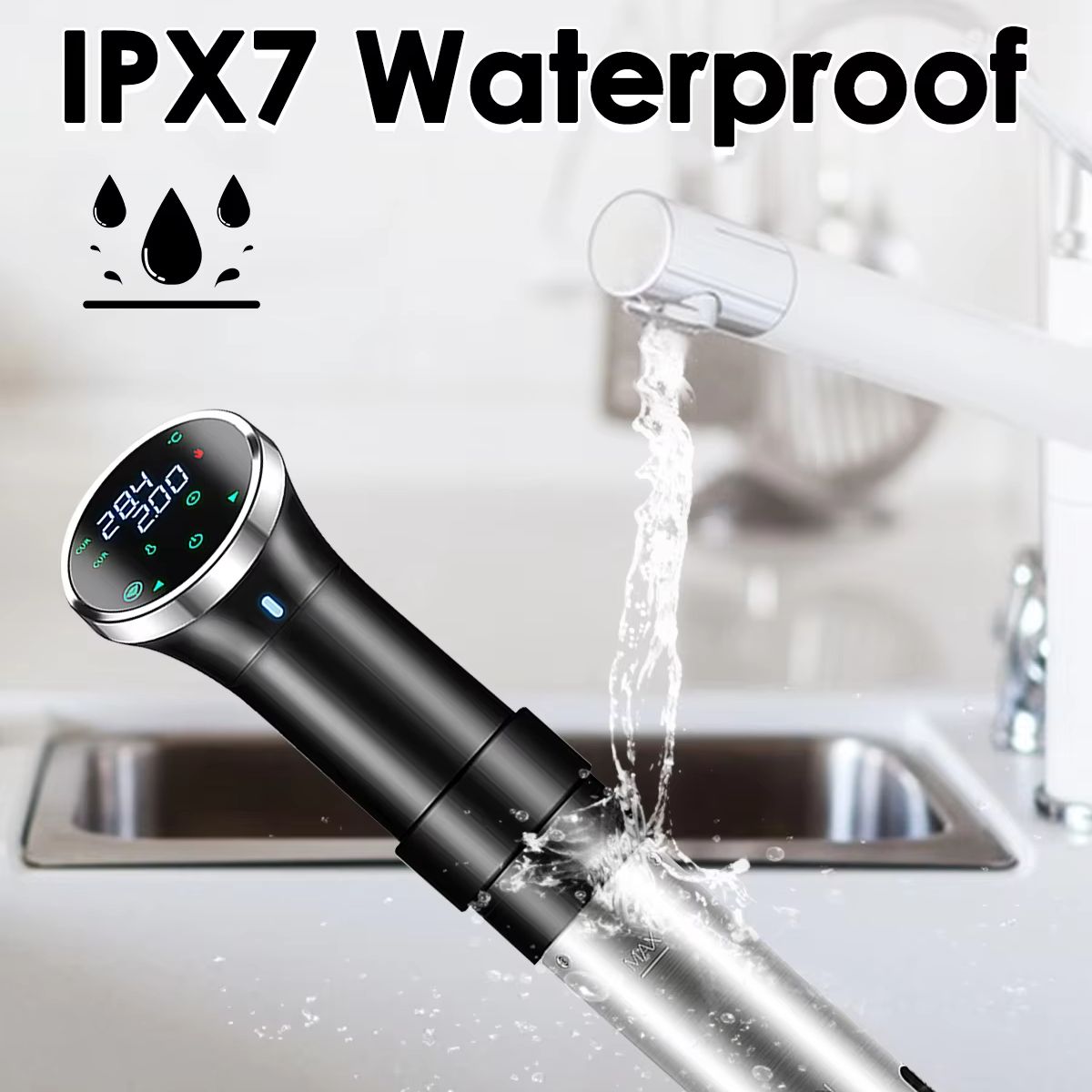 Cuisinière sous vide 1100W, ci - Digital Sous Vide Precision Cooker avis et prix